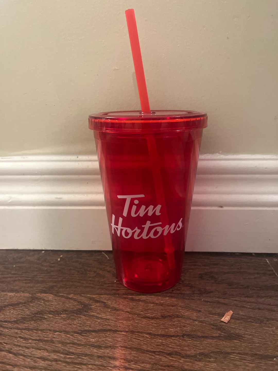 Tim Hortons Canada Reusable Tumbler with Straw