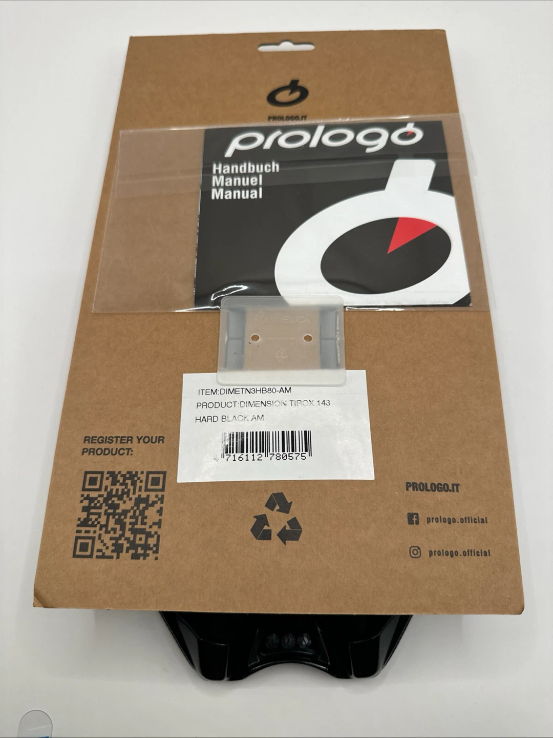 Prologo Dimension Tirox 143 Hard Black Bike Saddle - photo 3