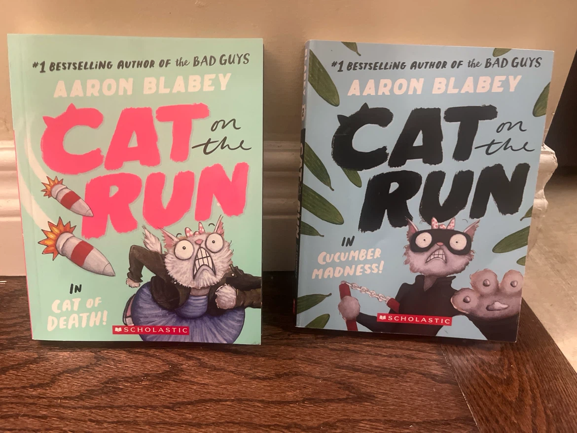 Aaron Blabey Cat on the Run Books (2)