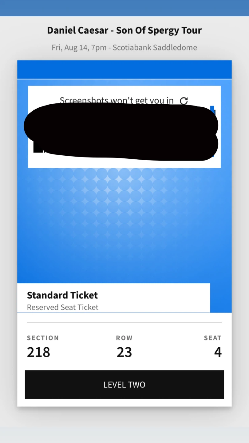 Daniel Caesar - Son Of Spergy Tour Ticket, Calgary, Alberta