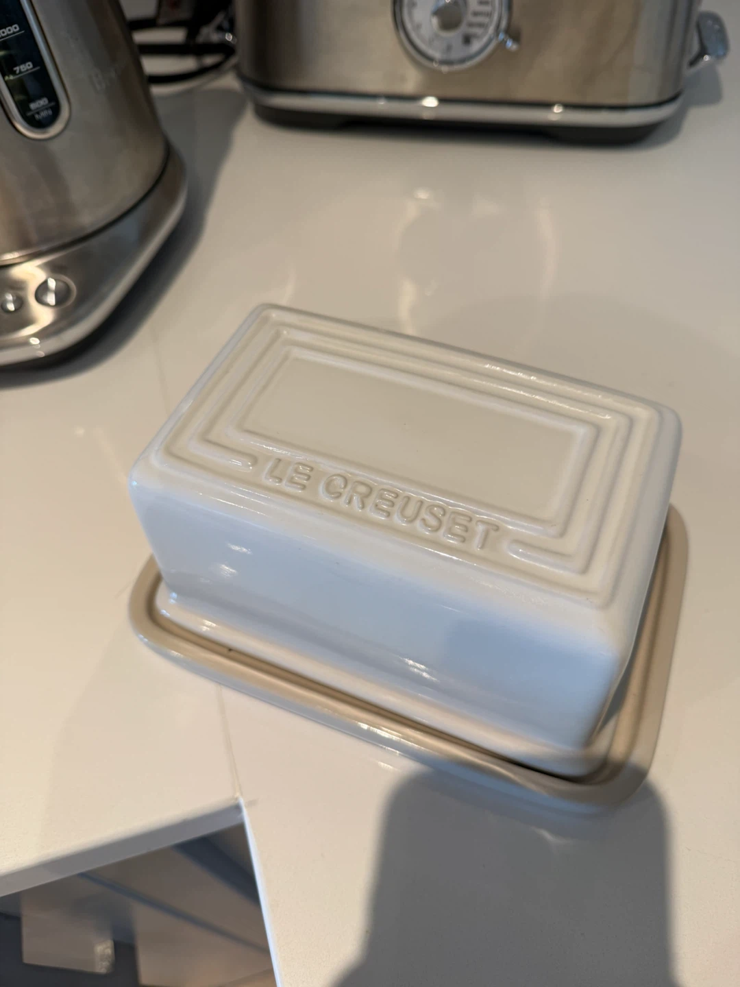 Le Creuset Butter Dish Meringue 19cm - photo 2