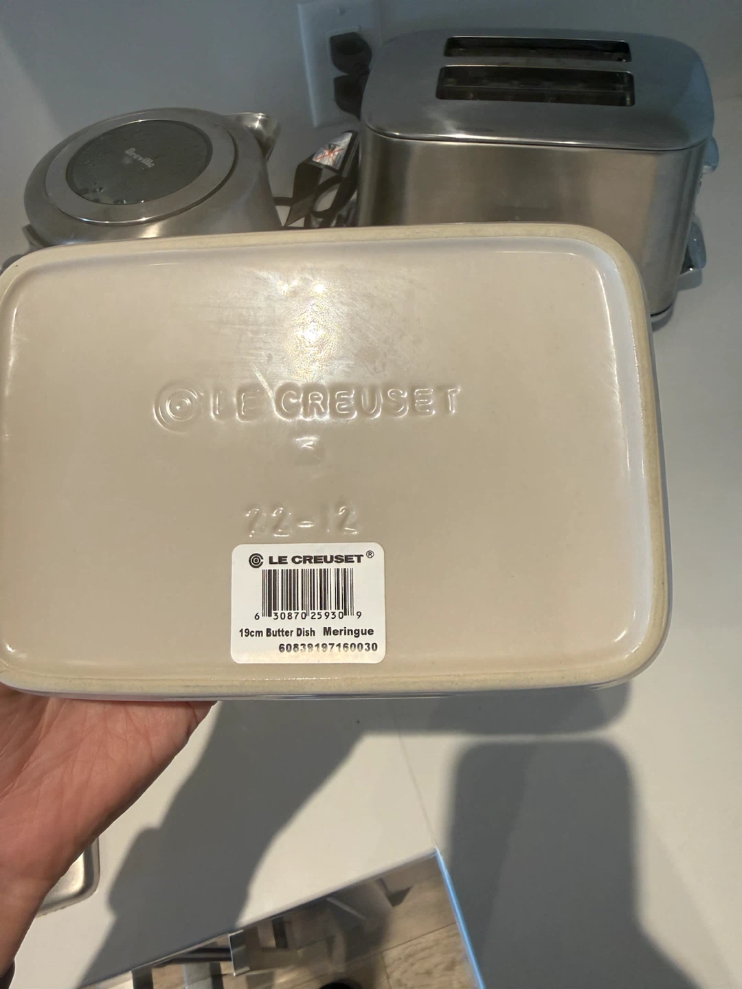 Le Creuset Butter Dish Meringue 19cm - photo 3