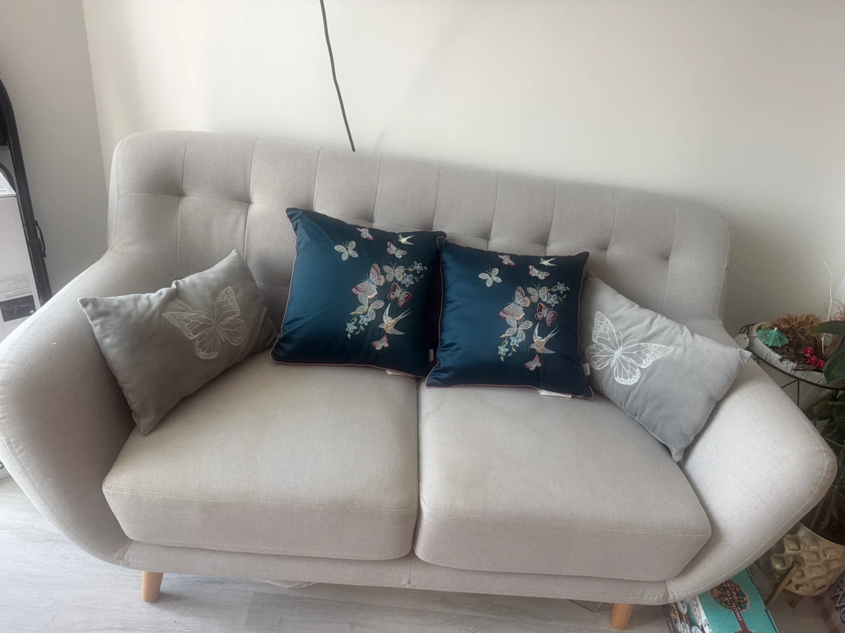 Grey Love seat by Structube