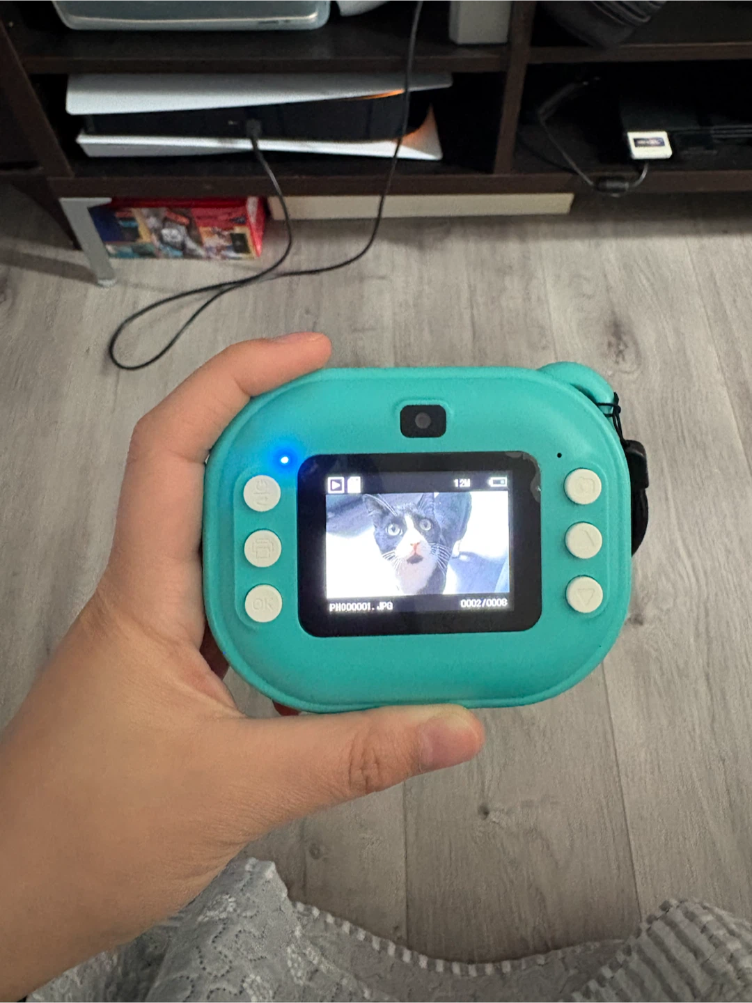 Kids Instant Print Camera - Turquoise