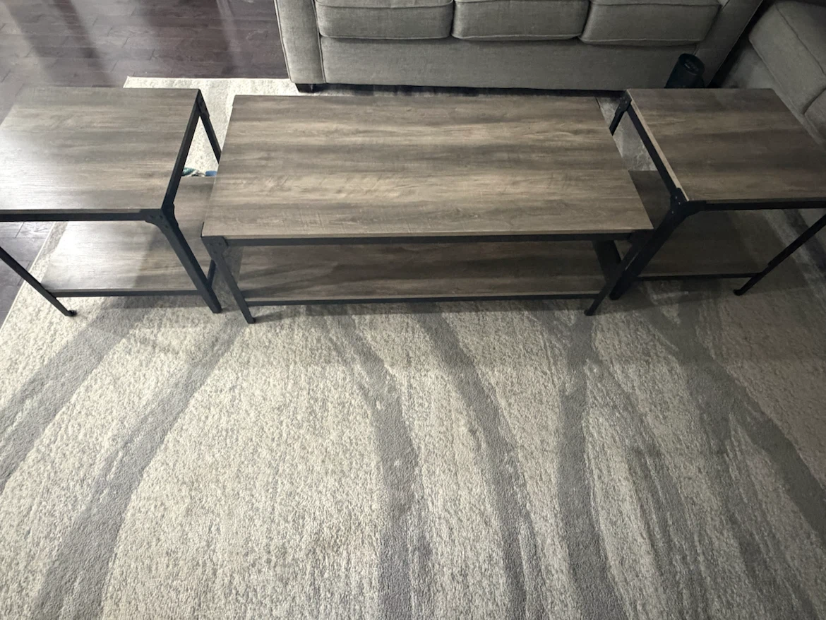 Coffee Table Set with Side Tables