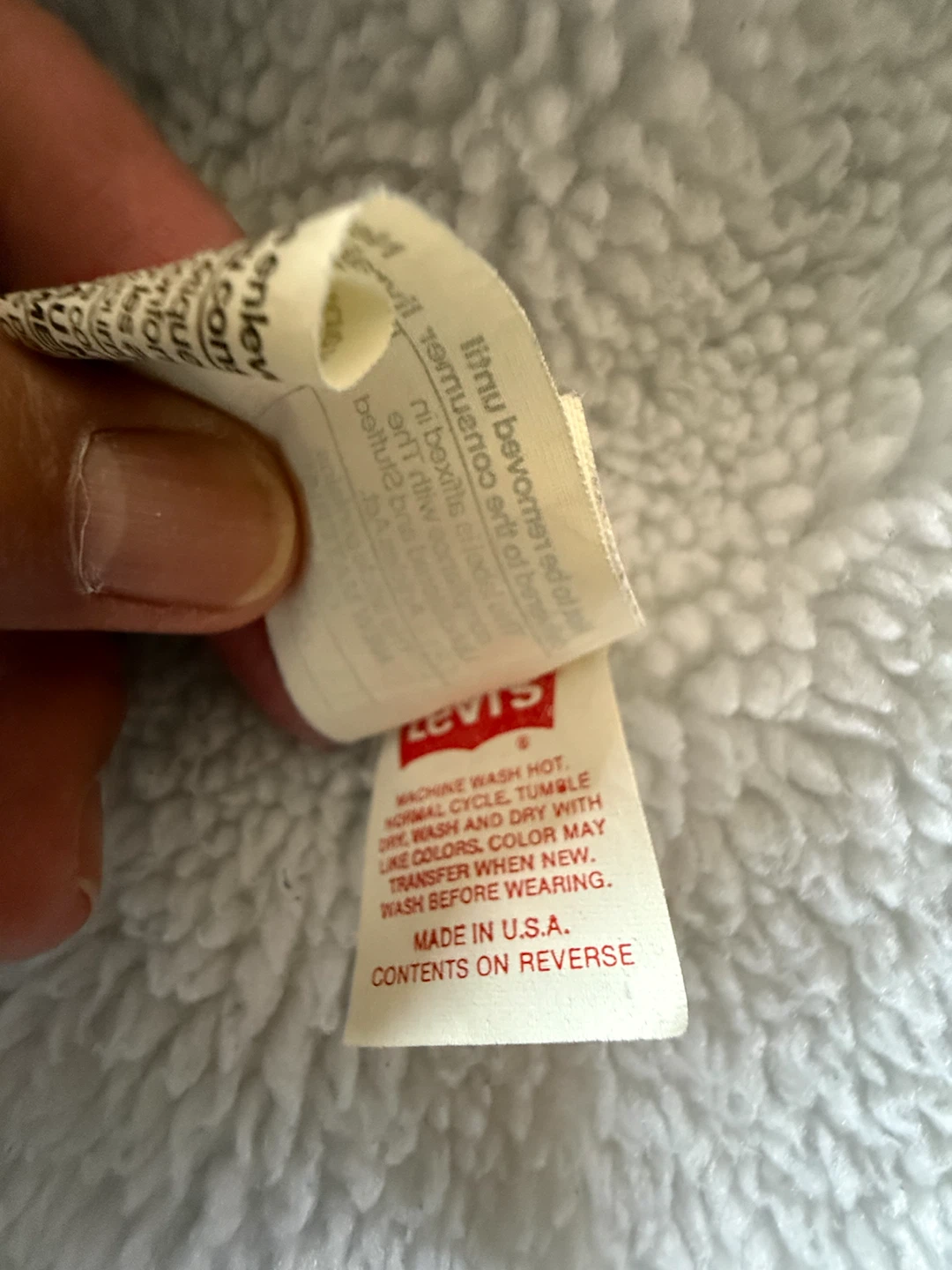 VINTAGE LEVI’S ShERPA JACKET - photo 3