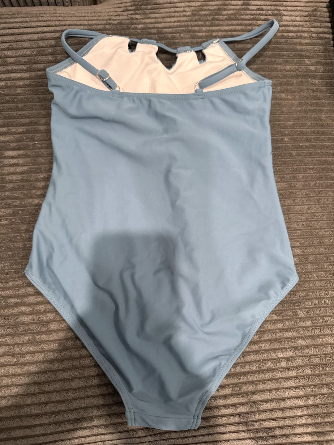 Light Blue One-Piece Swimsuit - photo 2