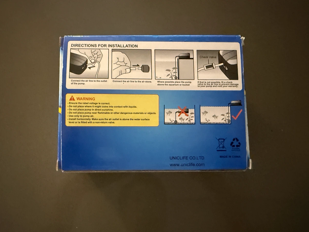 Uniclife UL25 Air Pump - photo 4