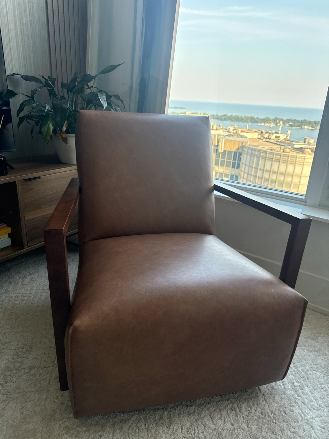 Structube - Selby Swivel Glider Accent Chair