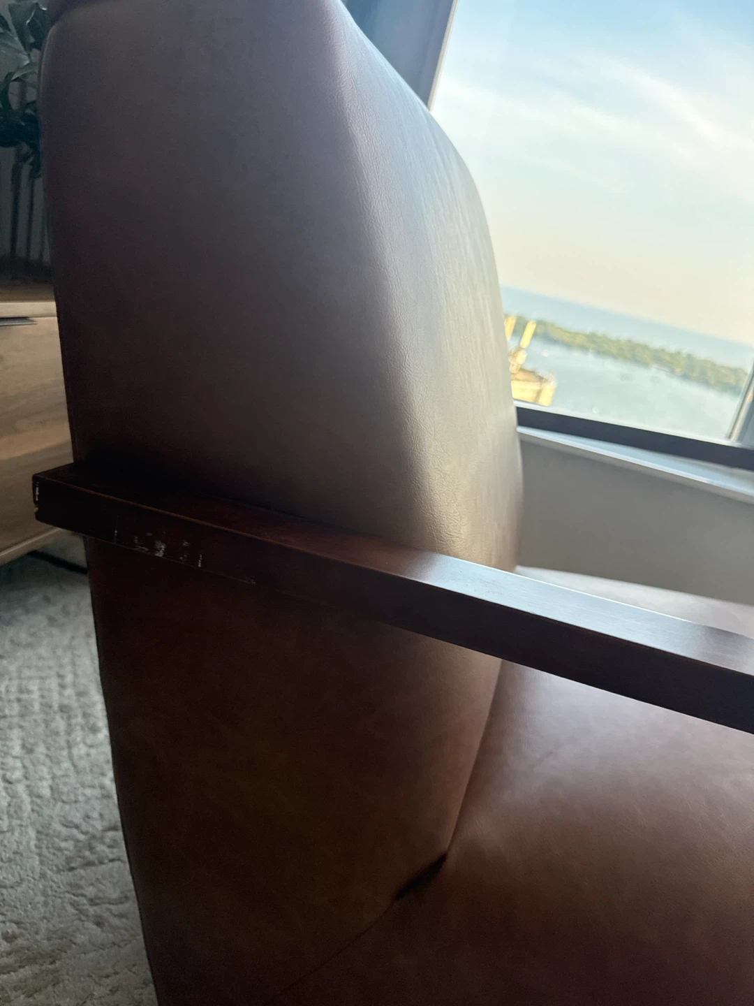 Structube - Selby Swivel Glider Accent Chair - photo 2
