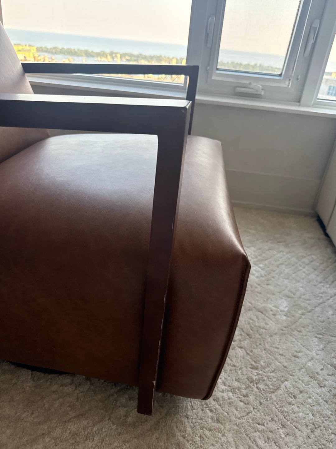 Structube - Selby Swivel Glider Accent Chair - photo 3