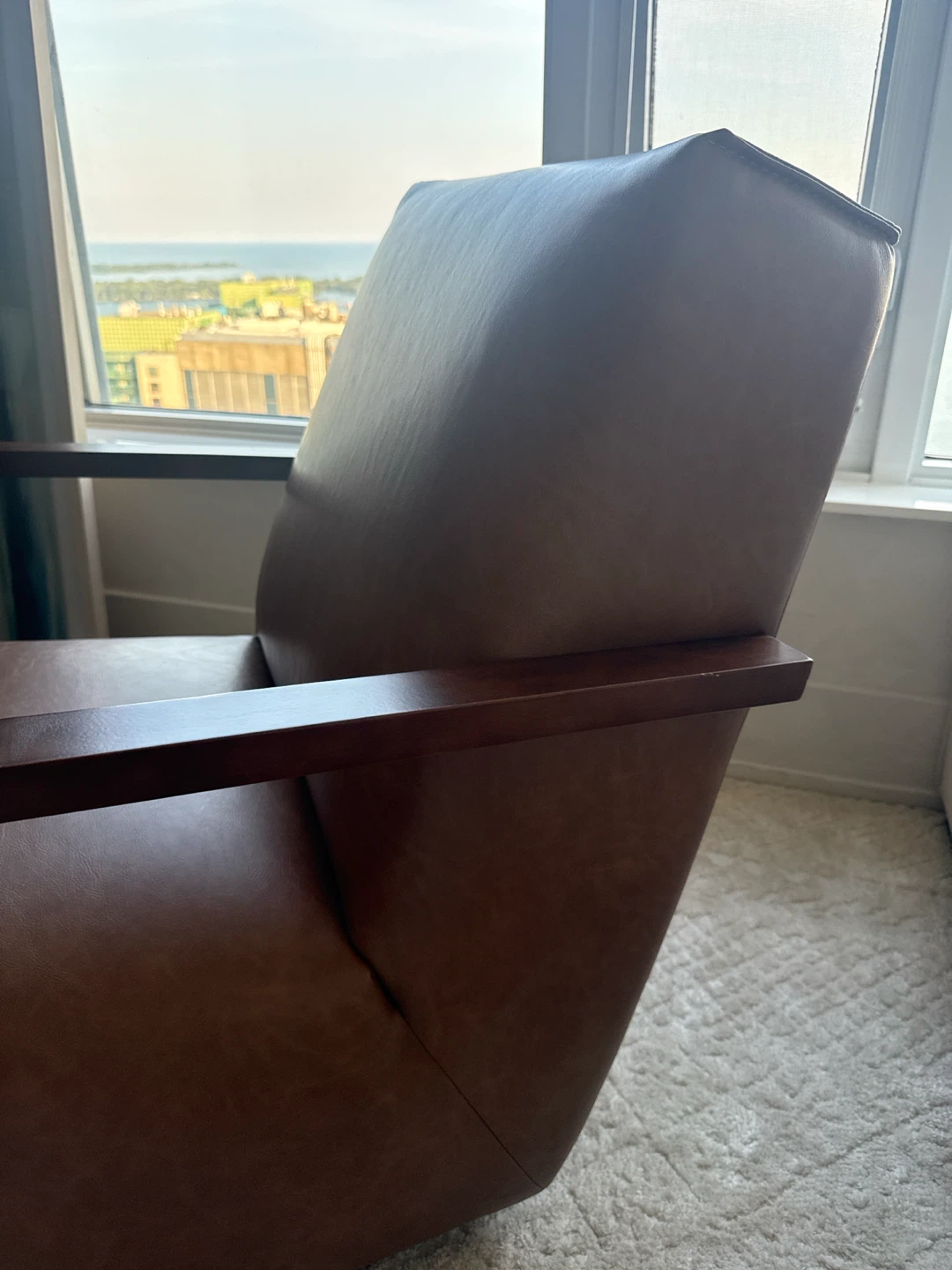 Structube - Selby Swivel Glider Accent Chair - photo 4