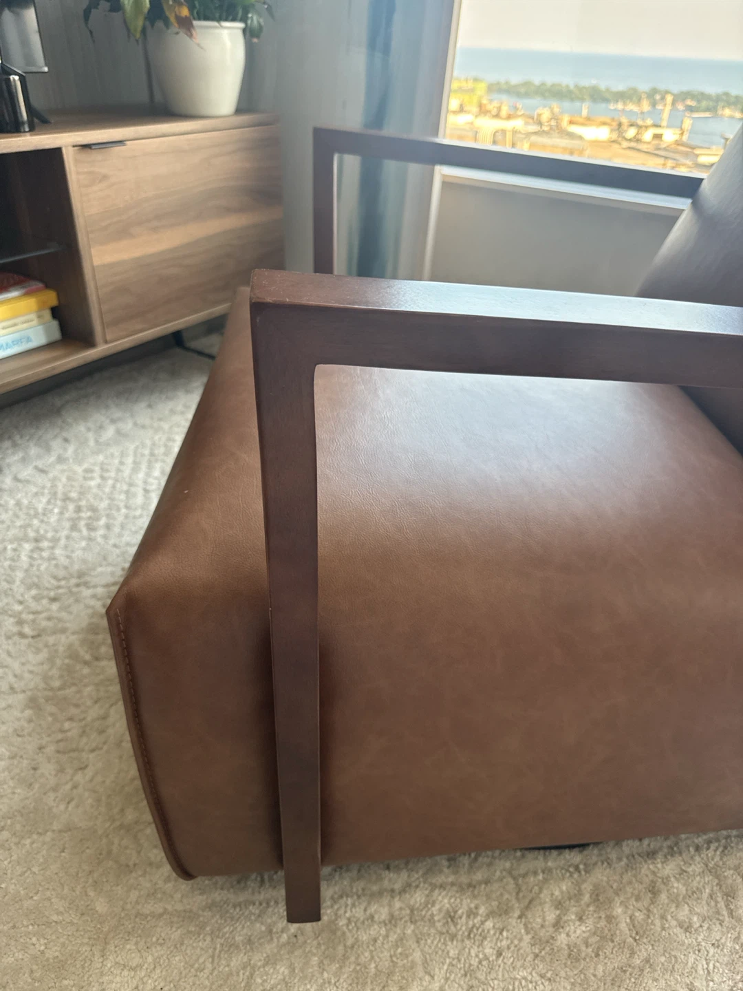 Structube - Selby Swivel Glider Accent Chair - photo 5