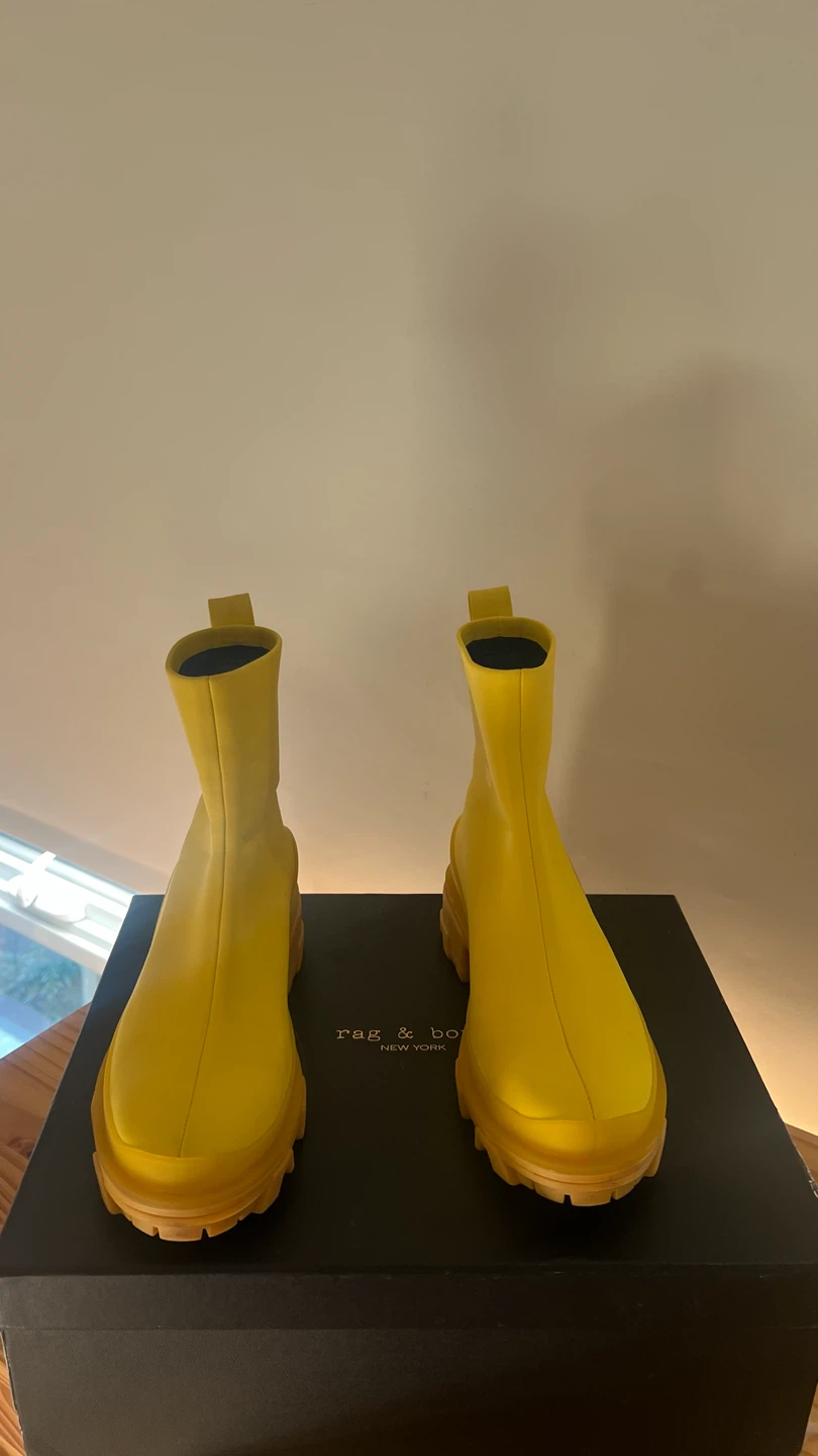 RAG & BONE Yellow Rainboots - photo 3