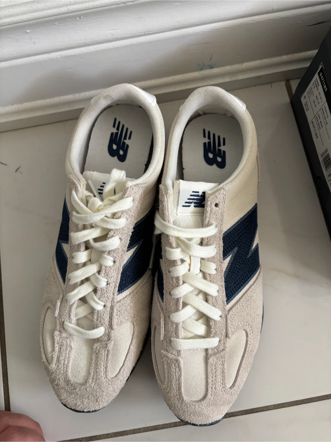 New Balance Lifestyle Sneakers Grey Beige - photo 3