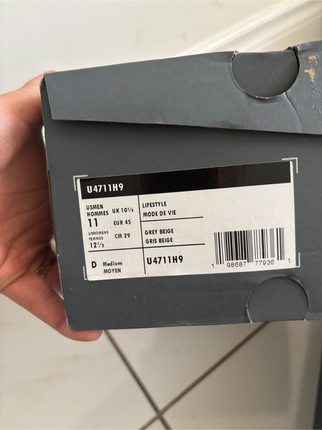 New Balance Grey Beige Lifestyle Sneakers - photo 2