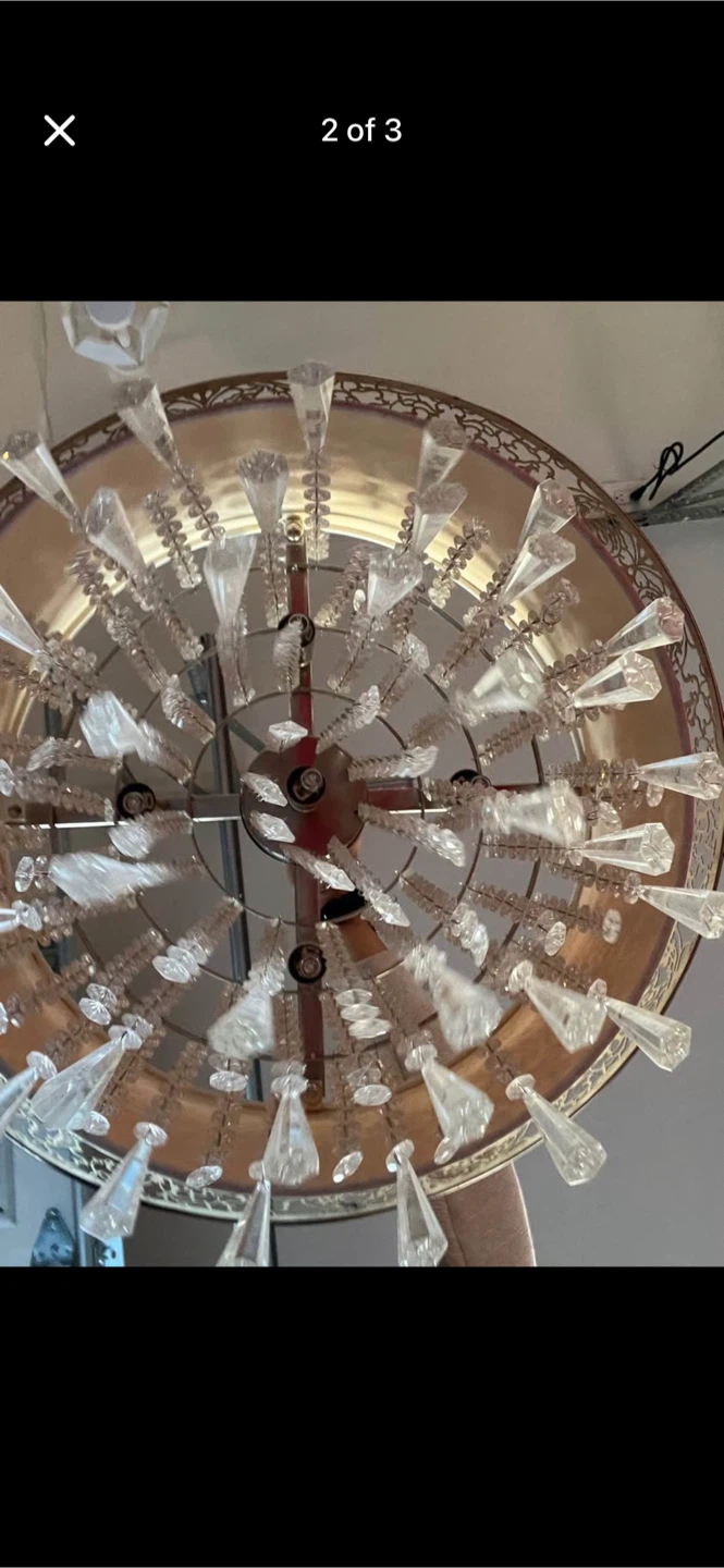 Decorative Chandelier with Crystal Accents - photo 2