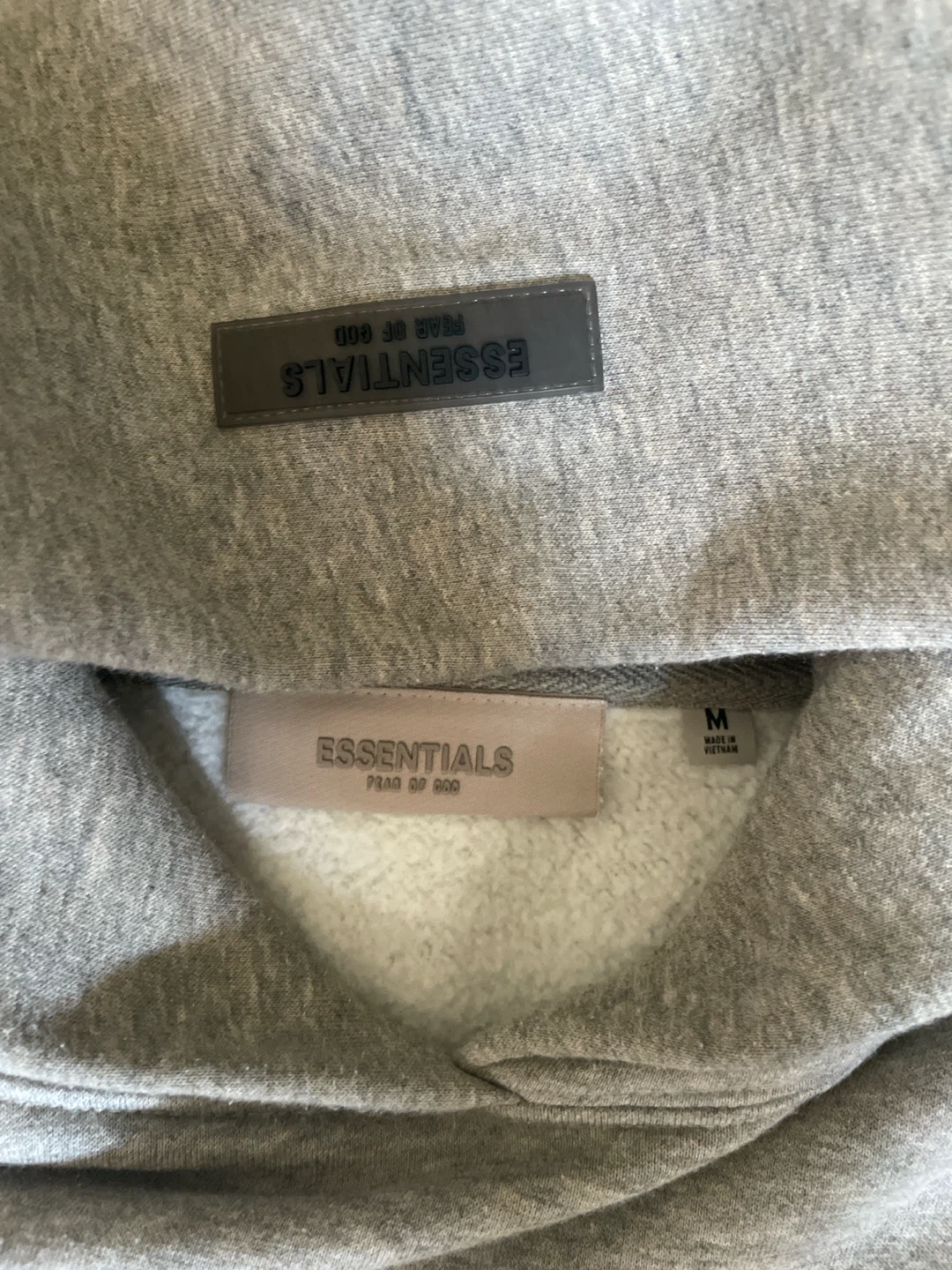 ESSENTIALS Fear of God Grey Hoodie - photo 3