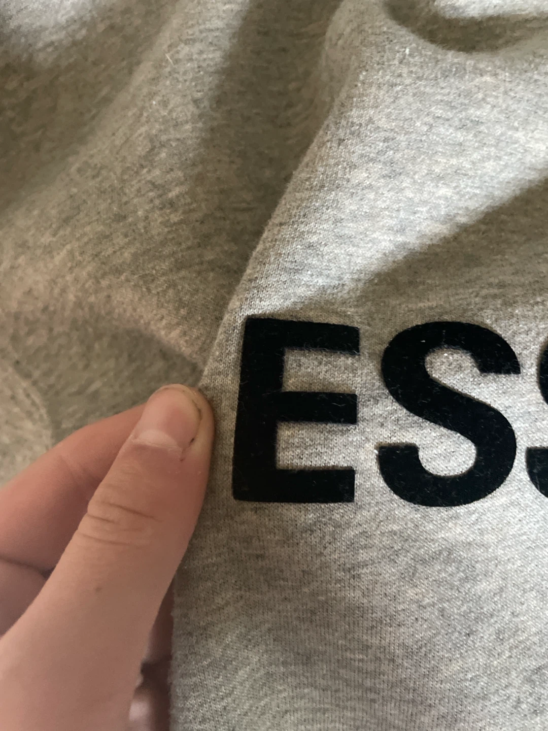 ESSENTIALS Fear of God Grey Hoodie - photo 5