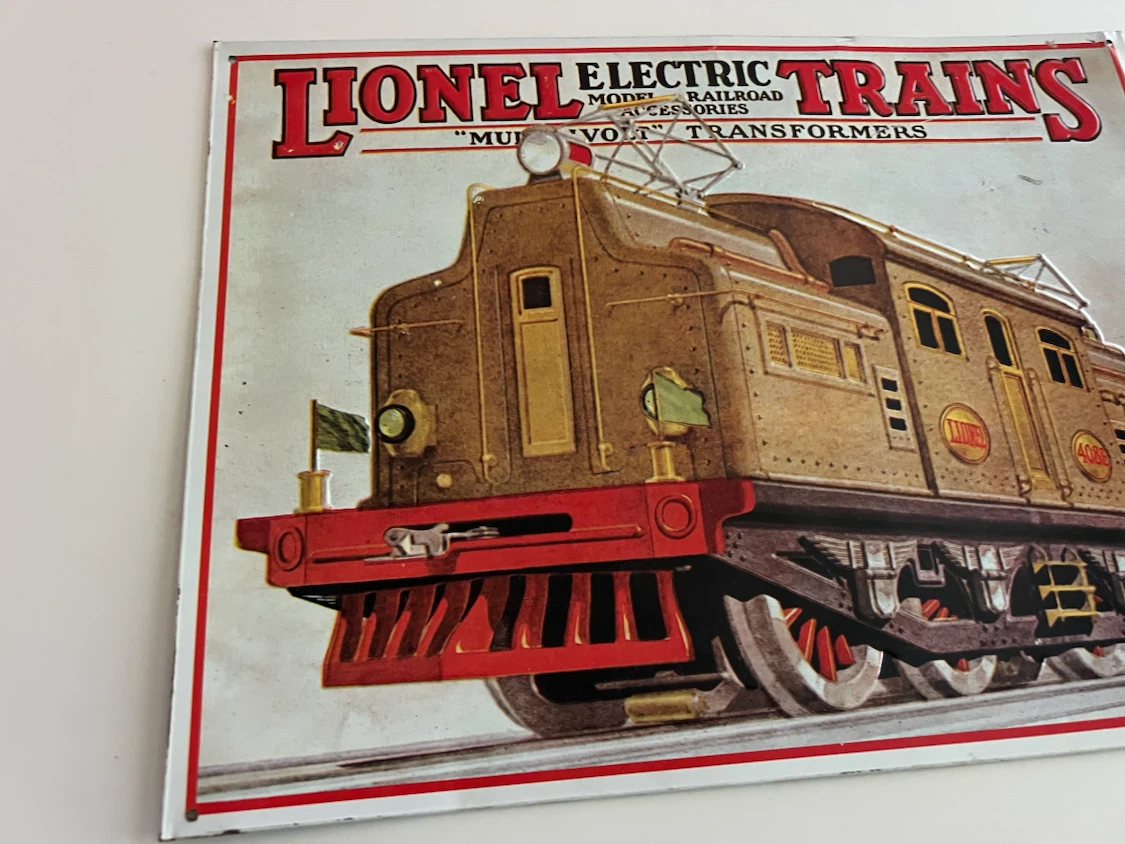 Lionel Electric Trains Model Railroad Accessories Sign - photo 4