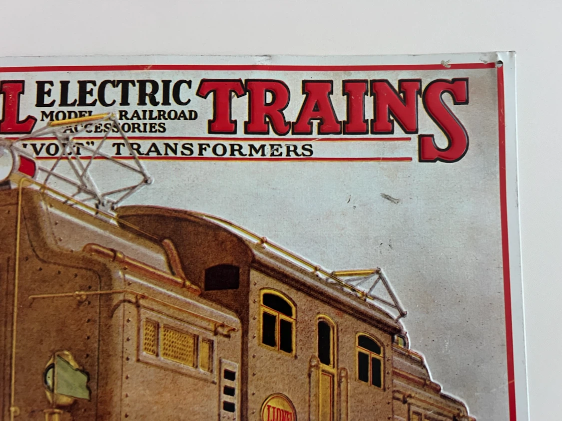 Lionel Electric Trains Model Railroad Accessories Sign - photo 5
