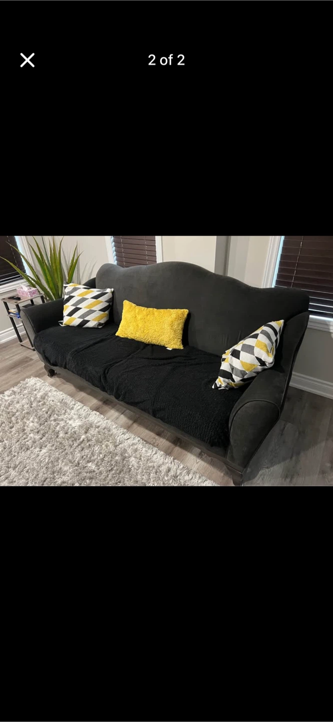 Dark Grey Sofa set