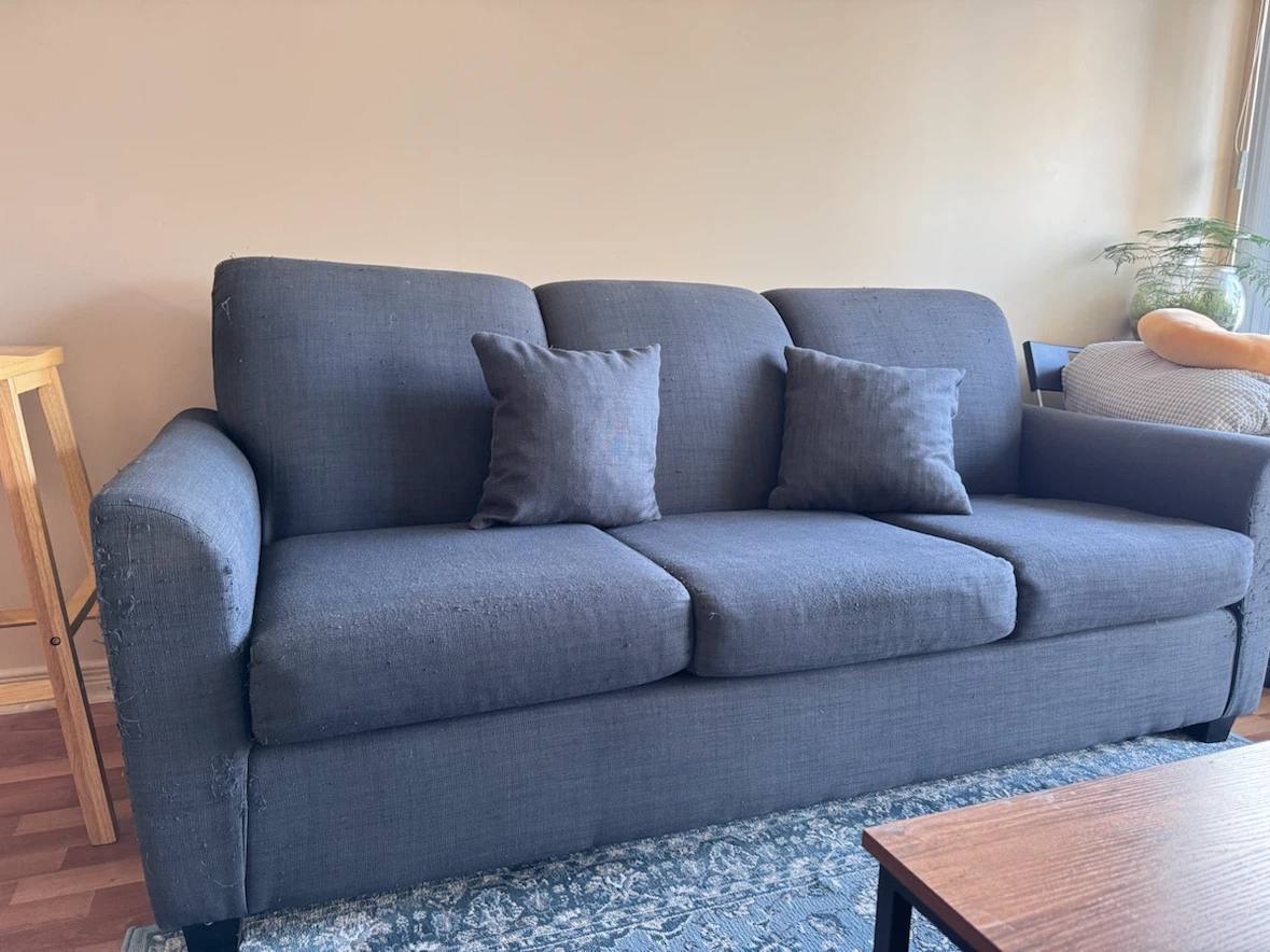 Dark Grey 3-Seater Sofa