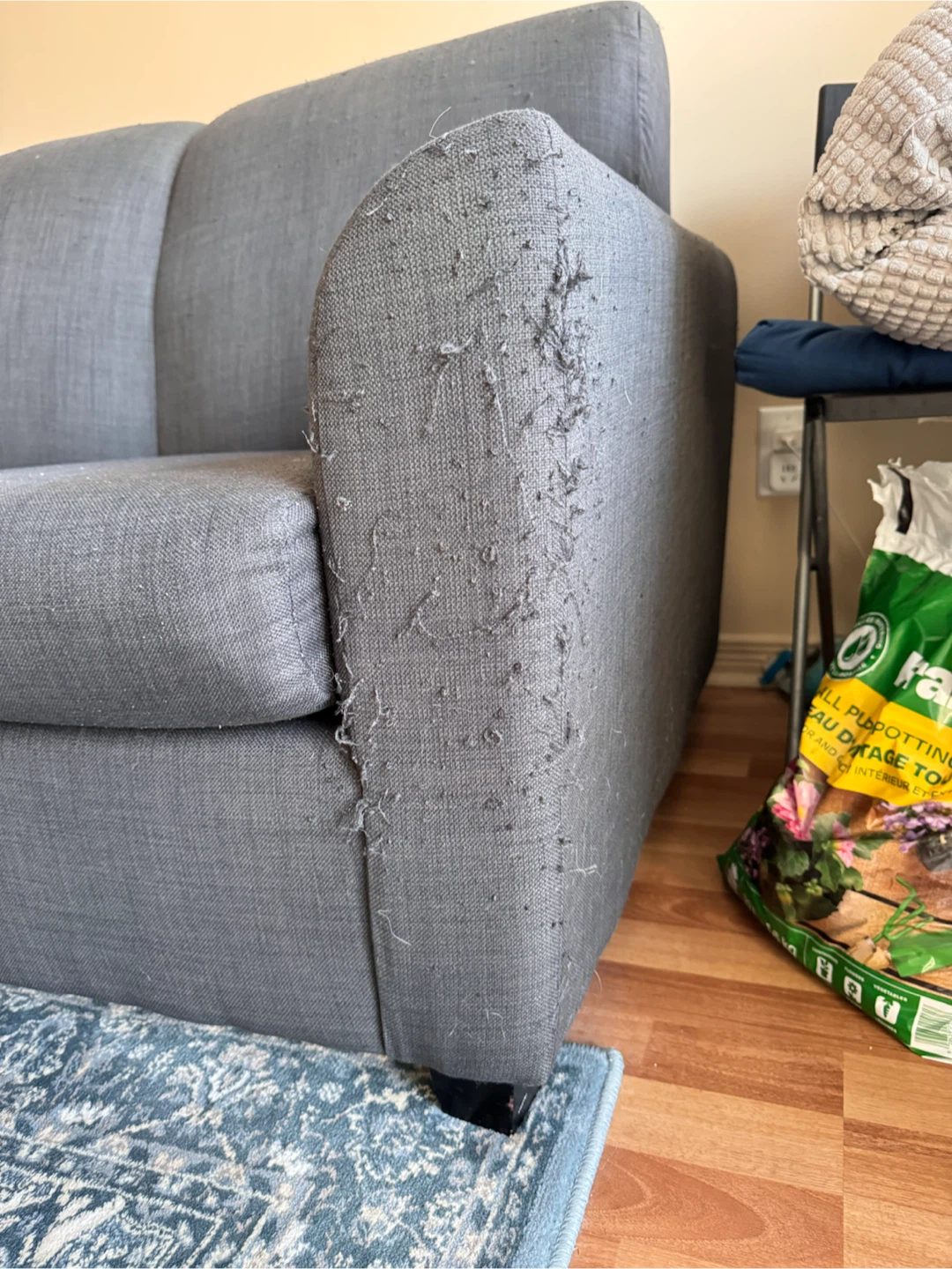 Dark Grey 3-Seater Sofa - photo 3