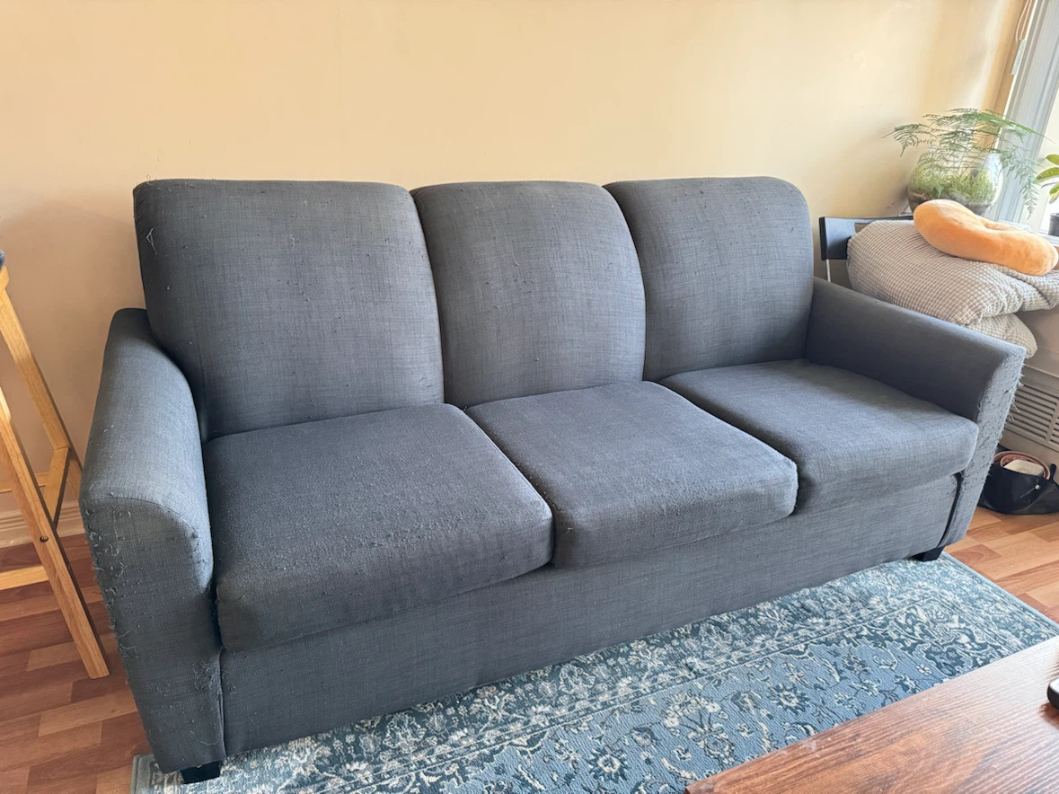 Dark Grey 3-Seater Sofa - photo 5