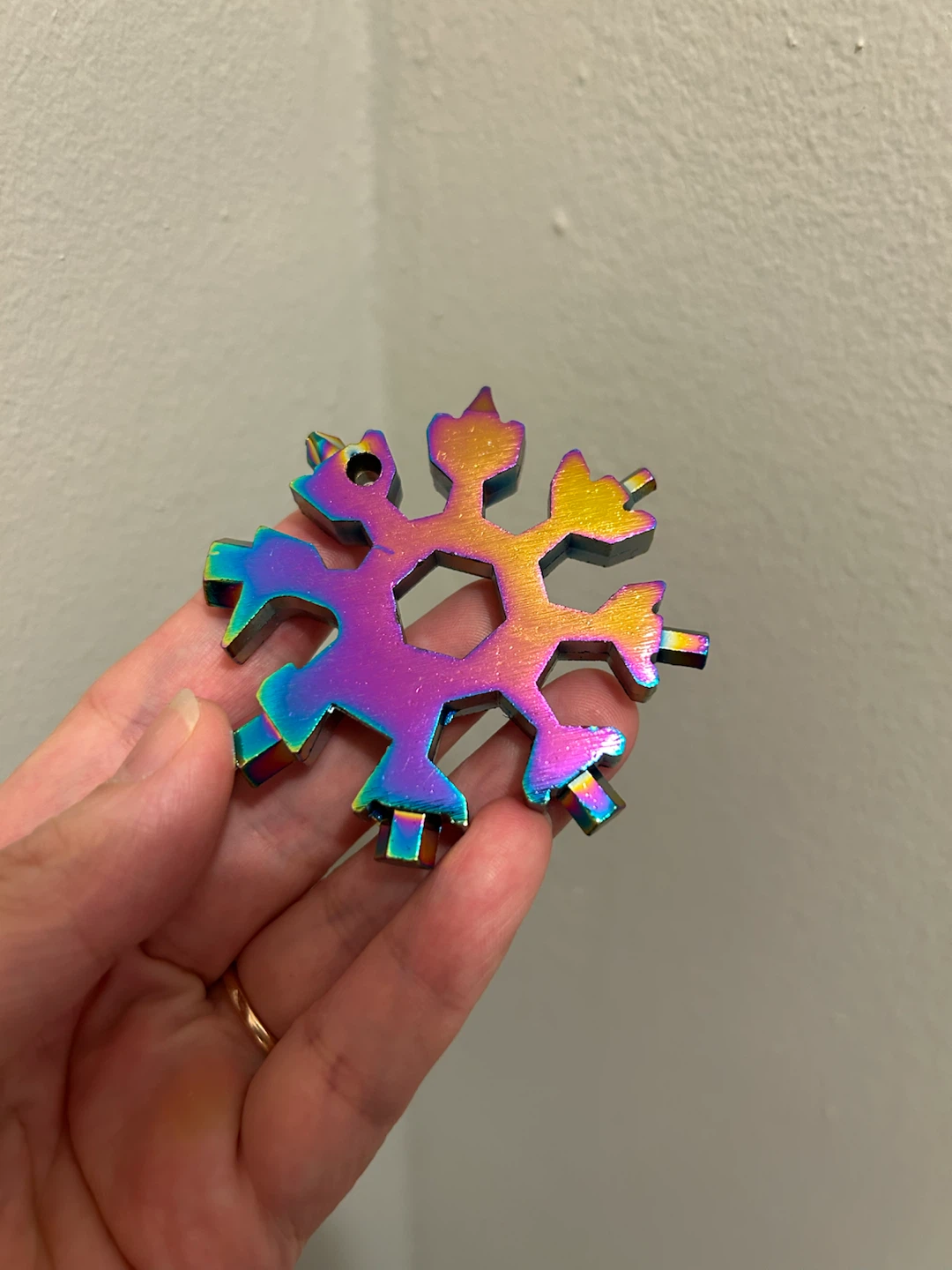 Rainbow Snowflake Multi-Tool (18-in-1) - EDC Pocket Tool