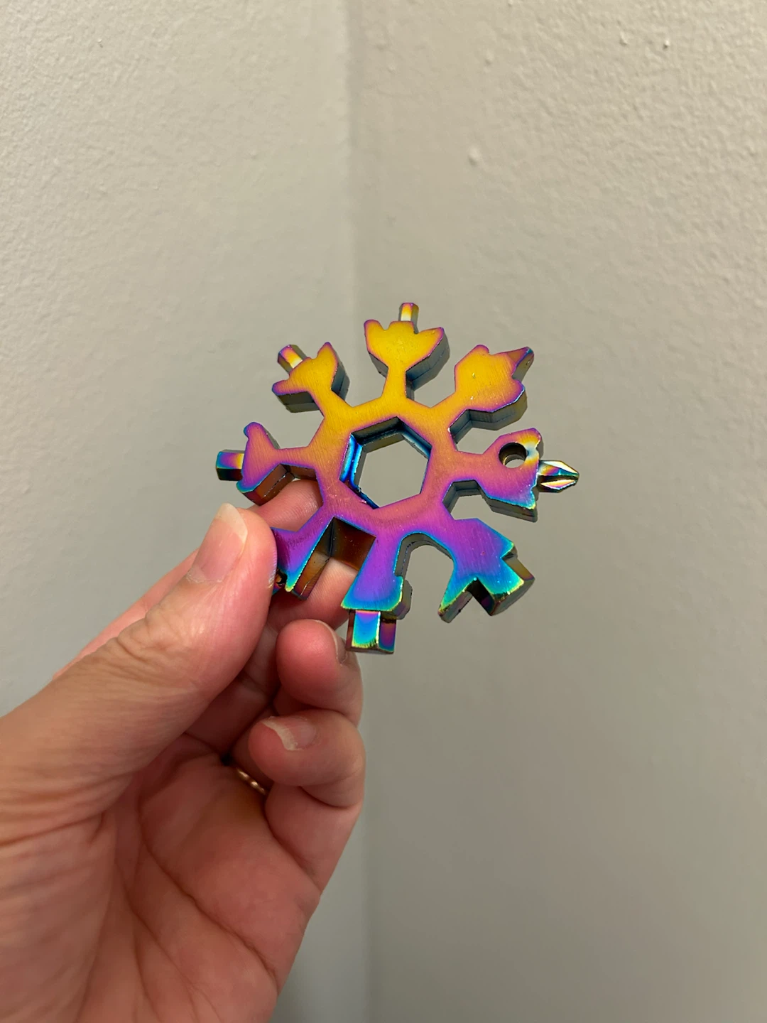 Rainbow Snowflake Multi-Tool (18-in-1) - EDC Pocket Tool - photo 2