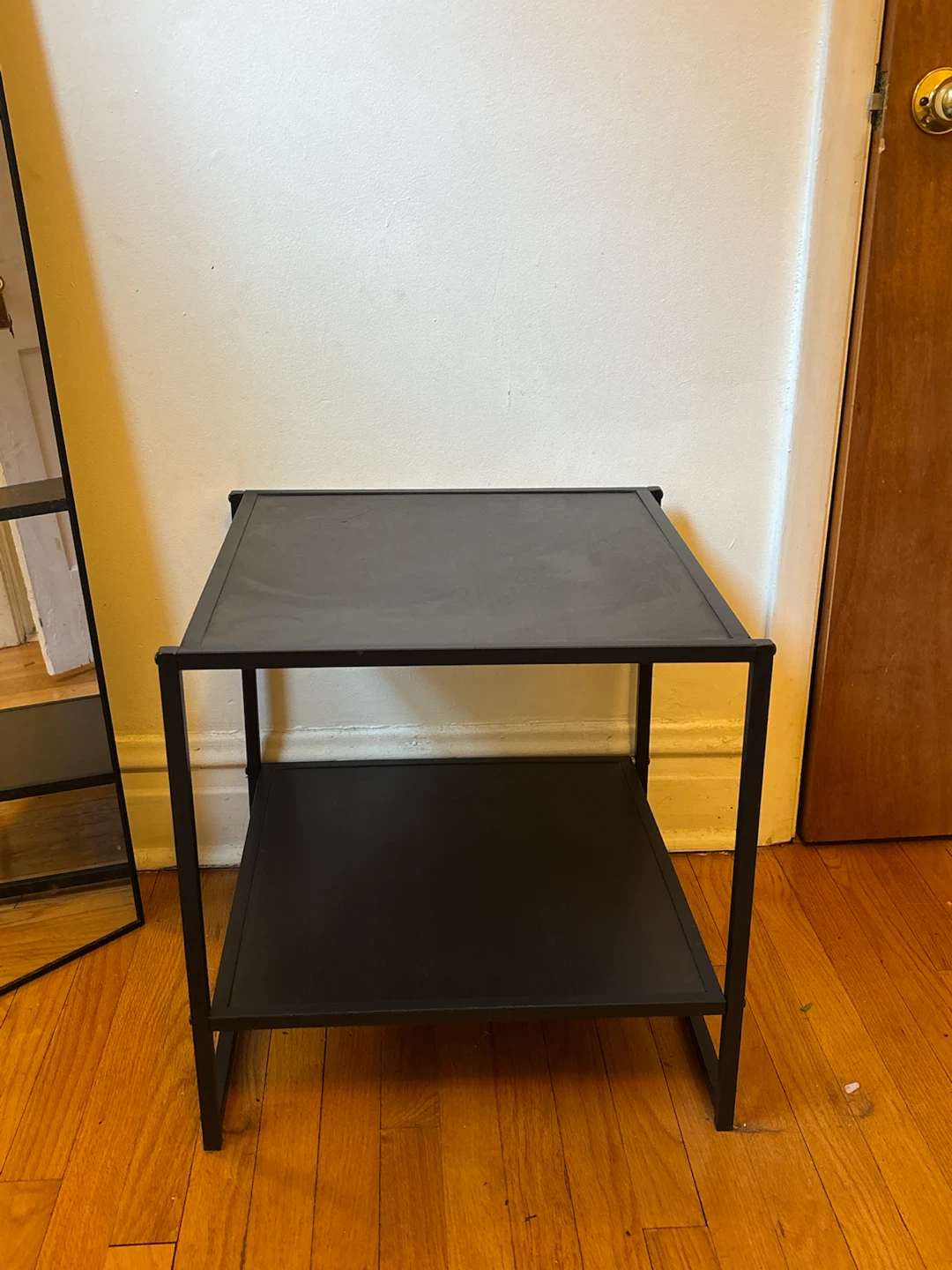 Black 2-Tier End Table - photo 2