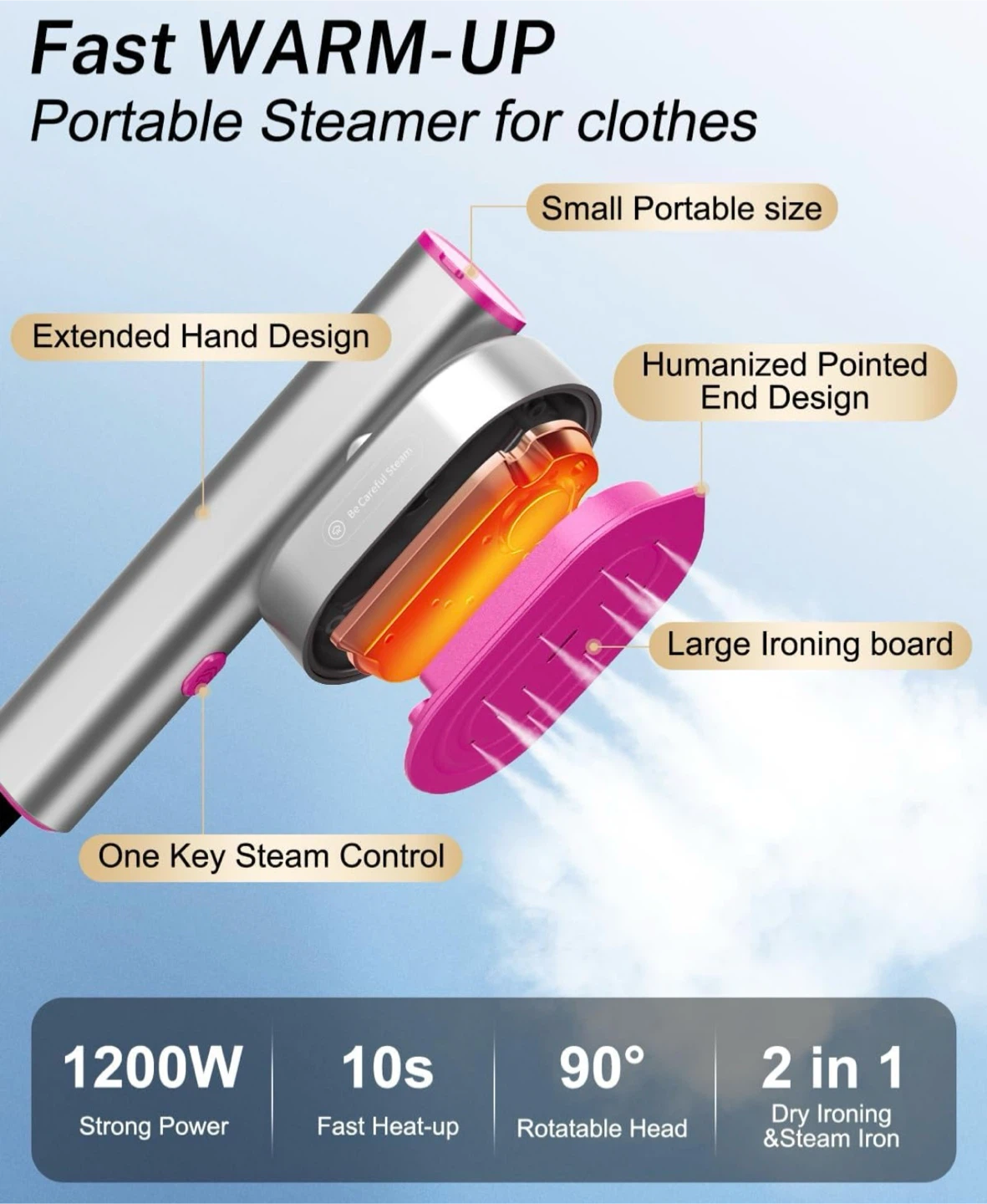 Clothes Steamer 1200W - photo 5