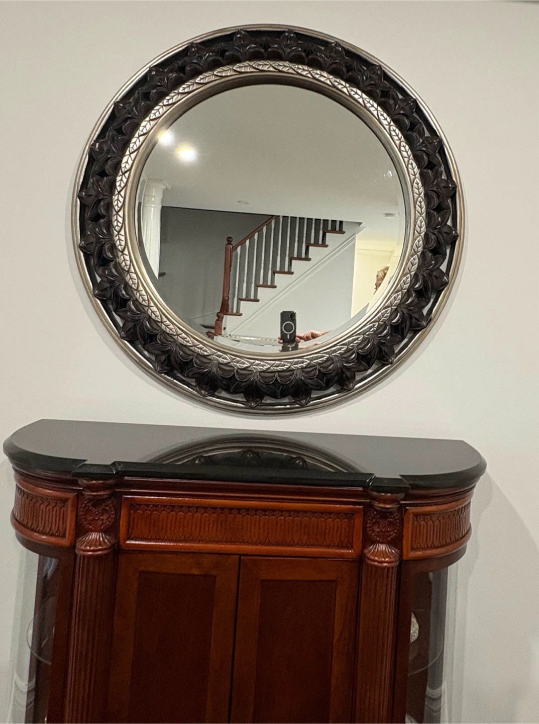 Bombay Company Ornate Round Wall Mirror