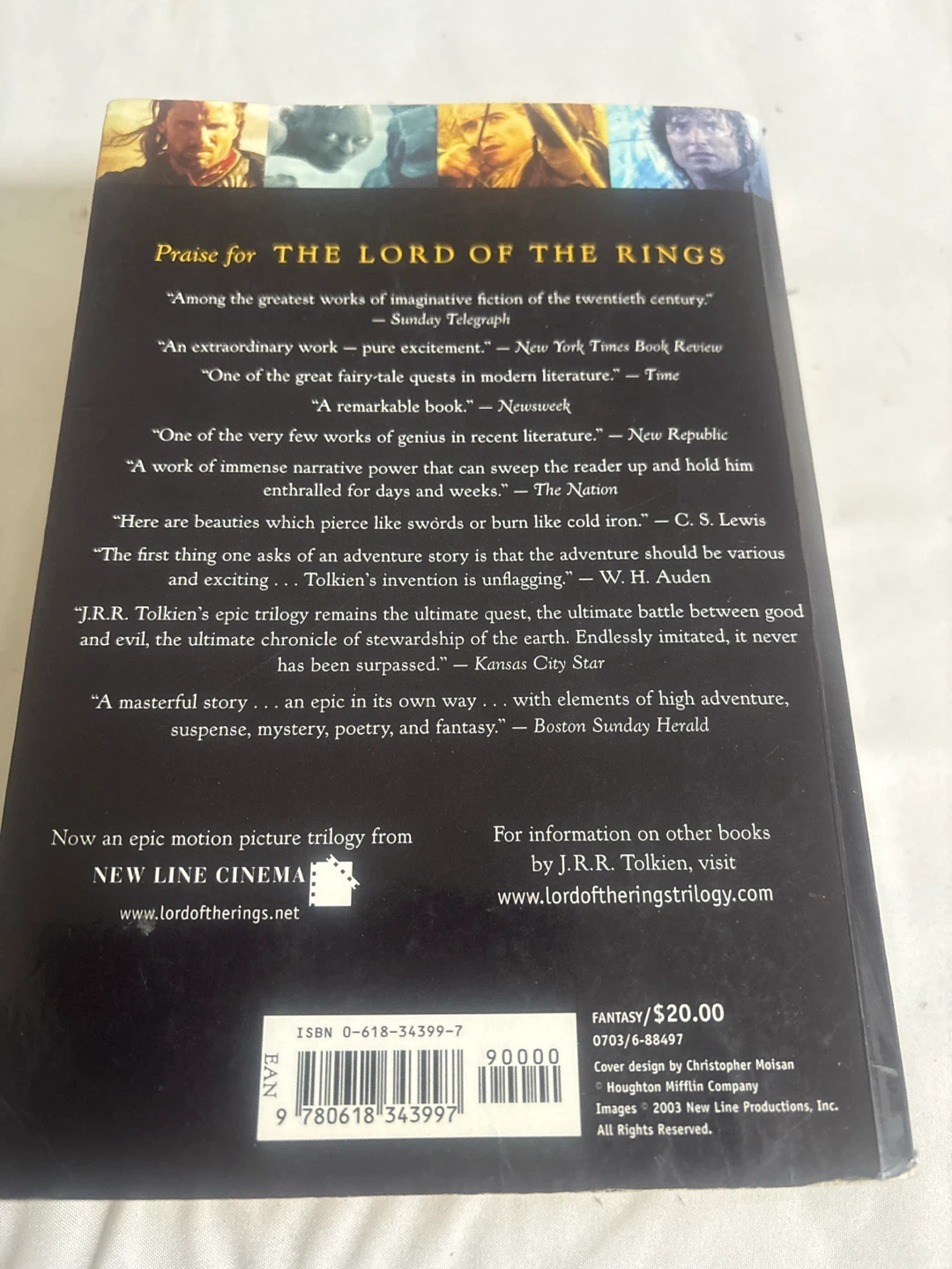 The Lord of the Rings J.R.R. Tolkien Book - photo 3