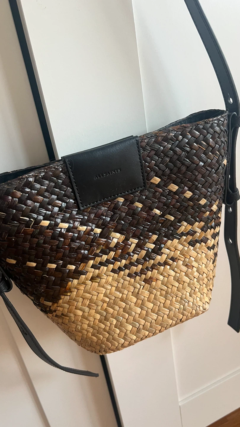 ALLSAINTS Straw Woven Crossbody Bag - photo 2