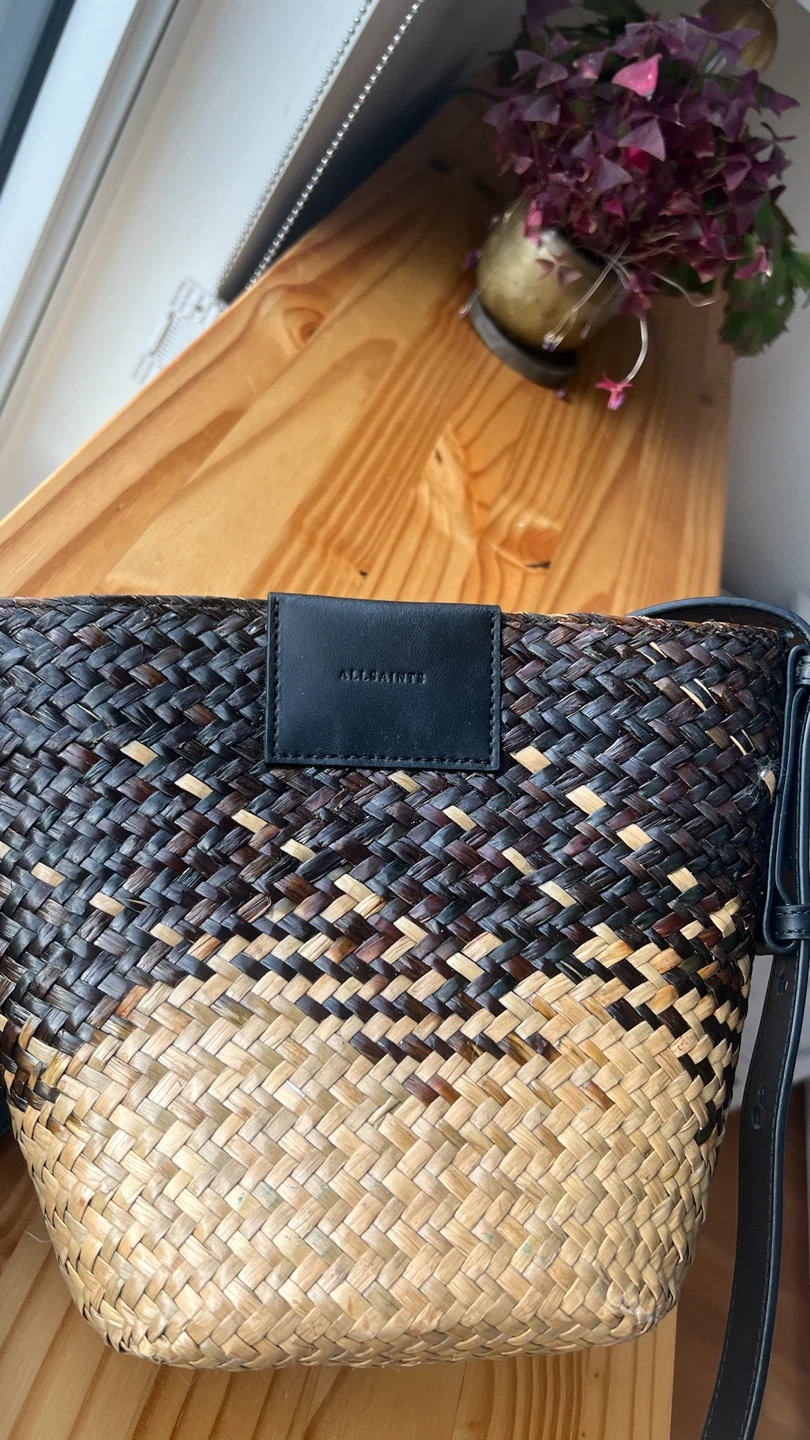 ALLSAINTS Straw Woven Crossbody Bag - photo 3