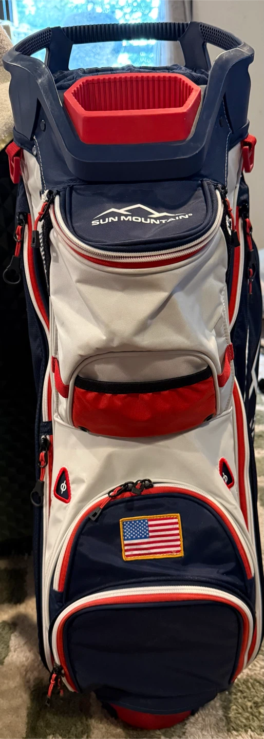 Sun Mountain Maverick Golf Bag Navy/White/Red - photo 2