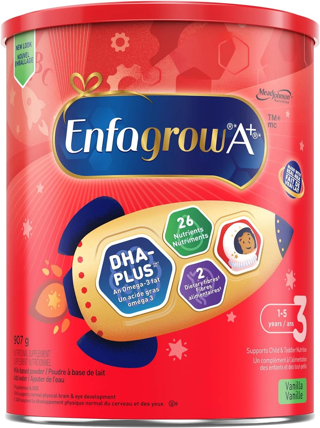 Enfagrow A+ Vanilla Toddler Drink Mix, 907g