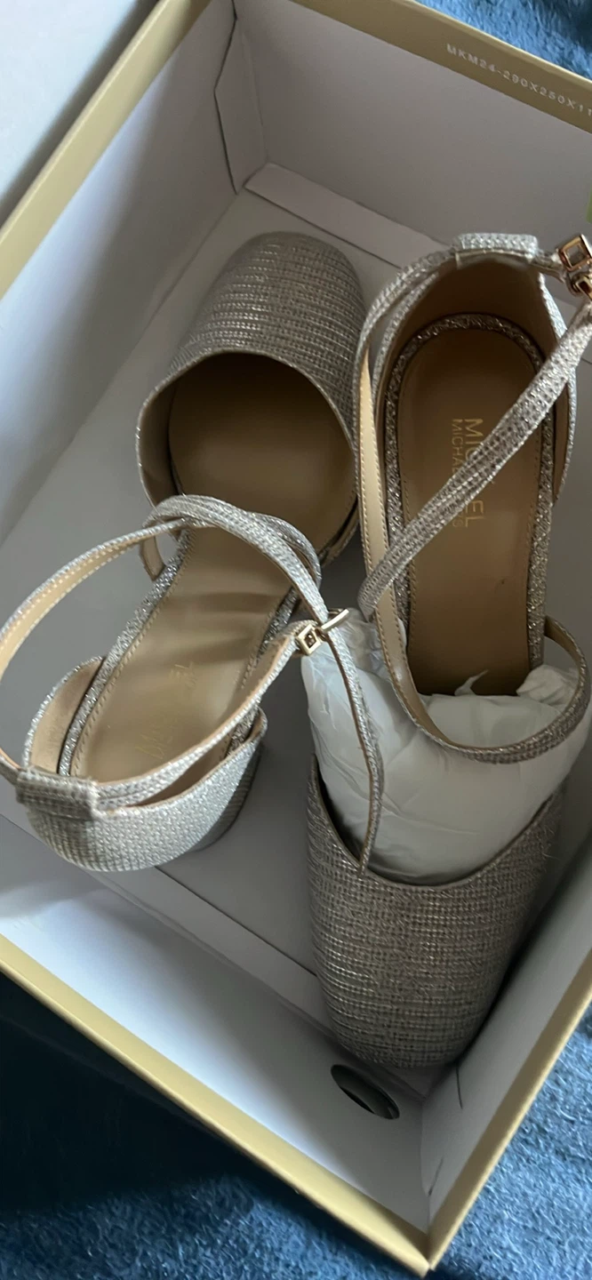 Michael Kors "Giada Pump" Champagne Women's Shoes - US 7.5