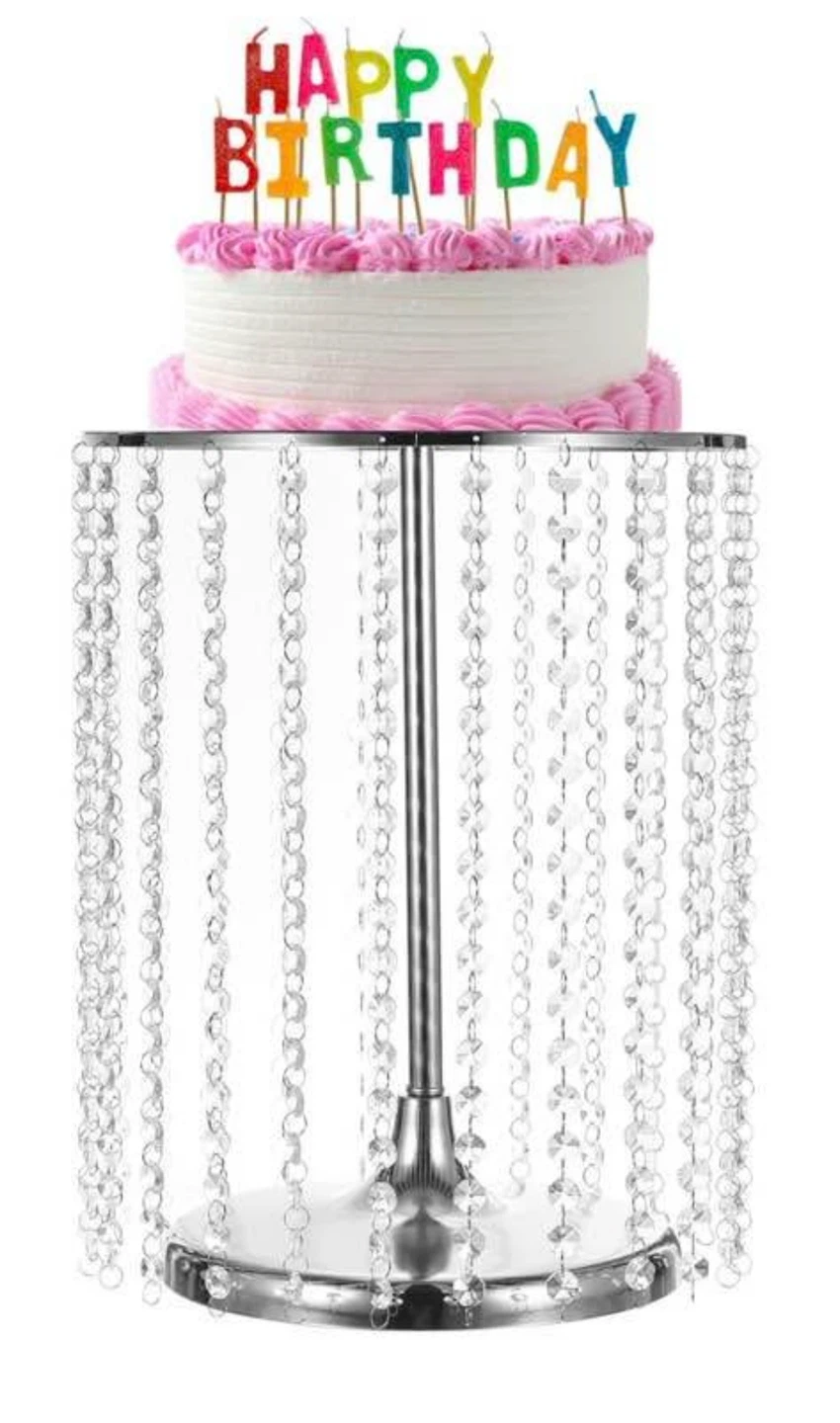 Crystal Beaded Cake Stand