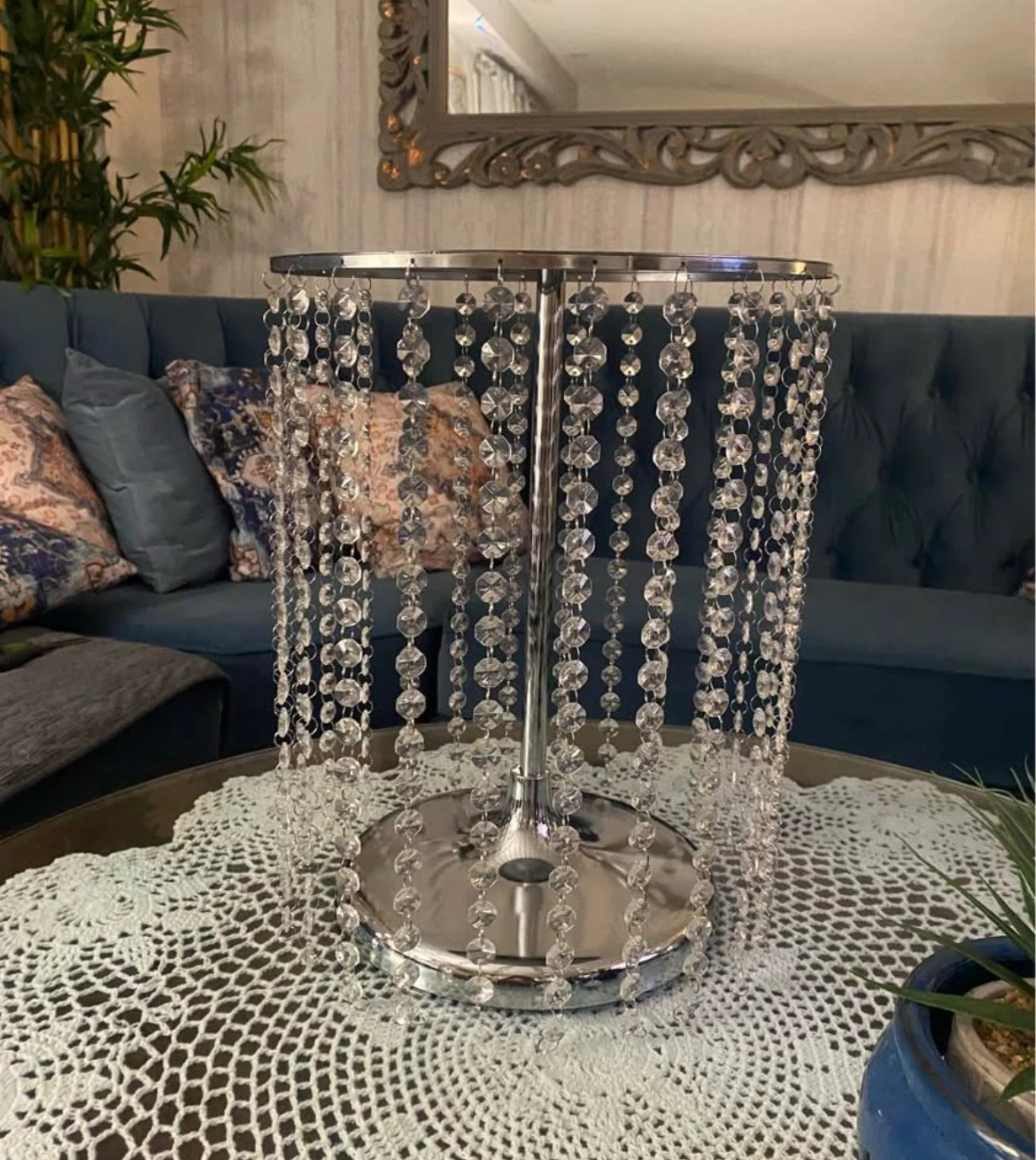 Crystal Beaded Cake Stand - photo 2
