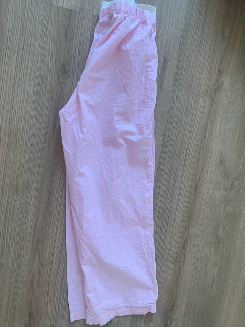 Pink wide leg pants 100% cotton - photo 3