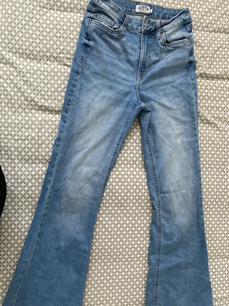 Austin Refuge Denim High Rise Flare Jeans Size 0