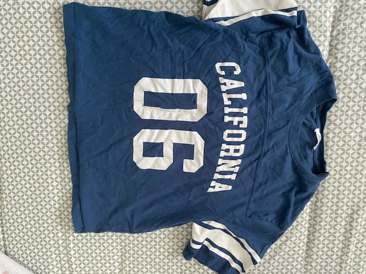Ardene Blue California "06" T-Shirt Size M/M