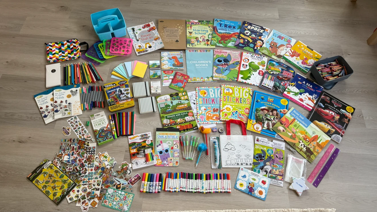Massive bundle of art supplies/activity books for kids