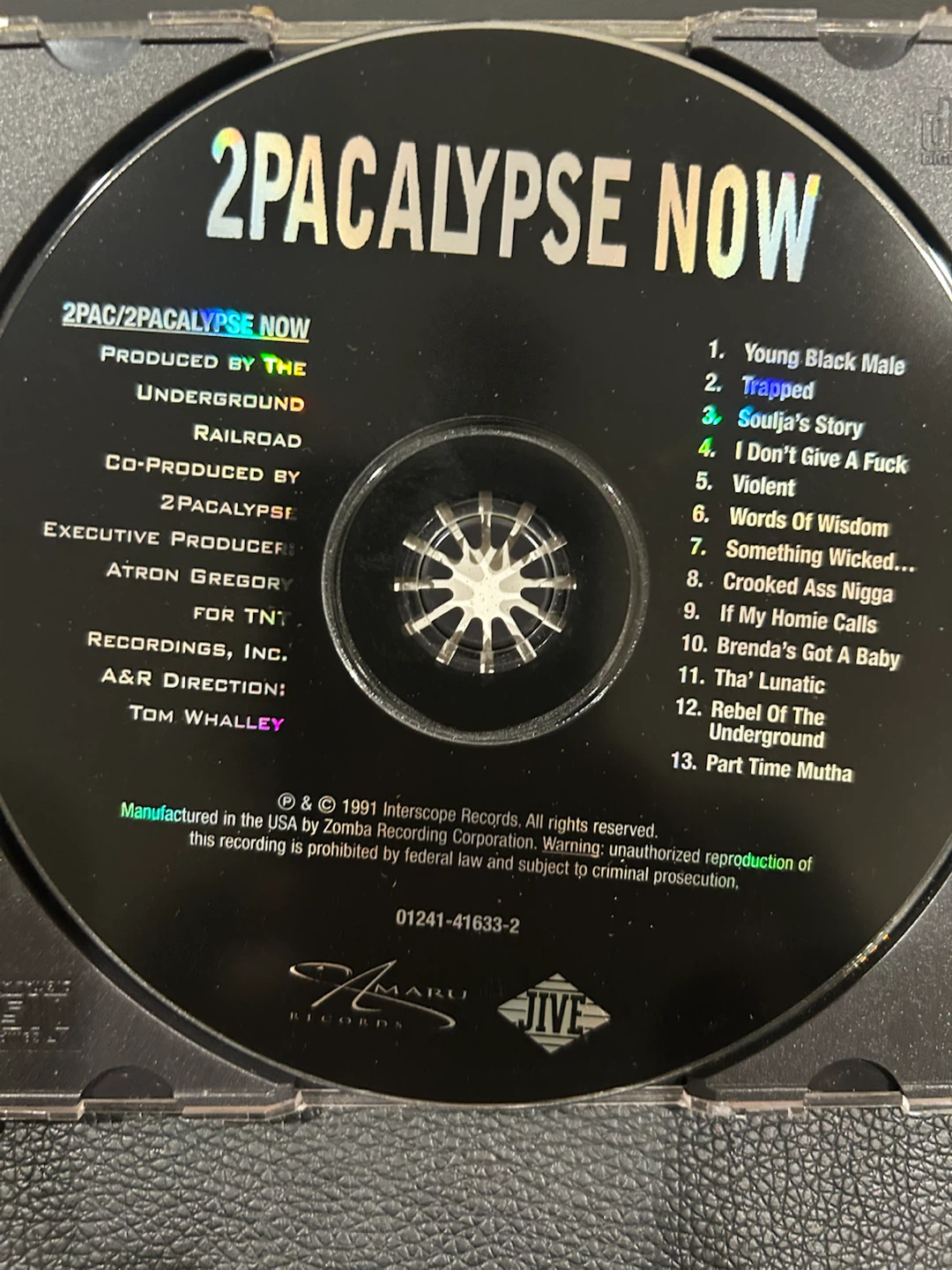 2Pac - 2Pacalypse Now CD - photo 2