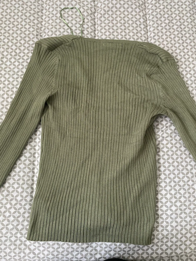 Urban Heritage Ribbed Long Sleeve Sweater - Size S - photo 2