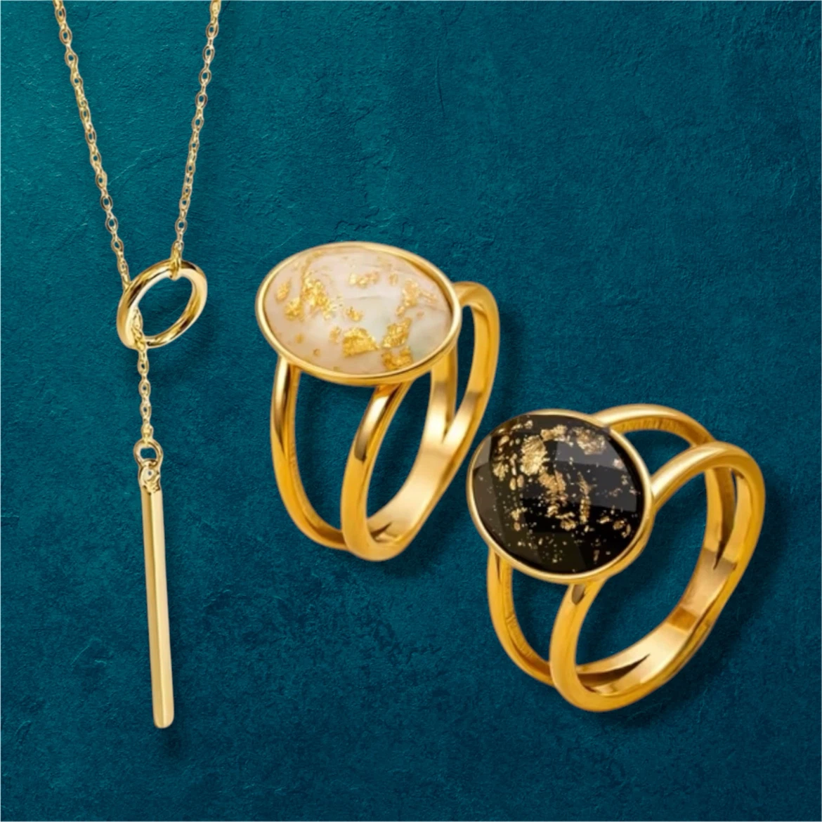 New - bohemian jewellery with 316 stainless steel necklace set