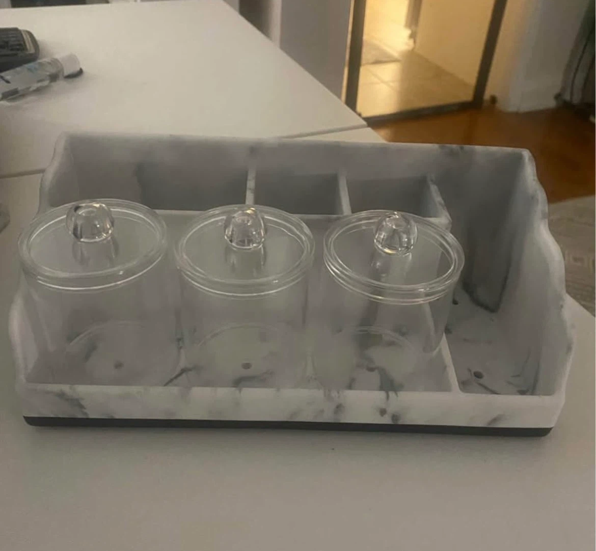 Bathroom Countertop Organizer with Jars - photo 2